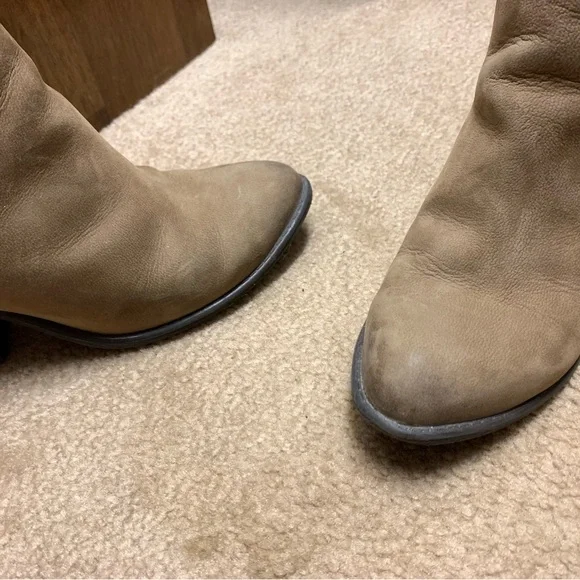 Steve Madden Women's Beige Ankle Booties - Picture 9 of 11